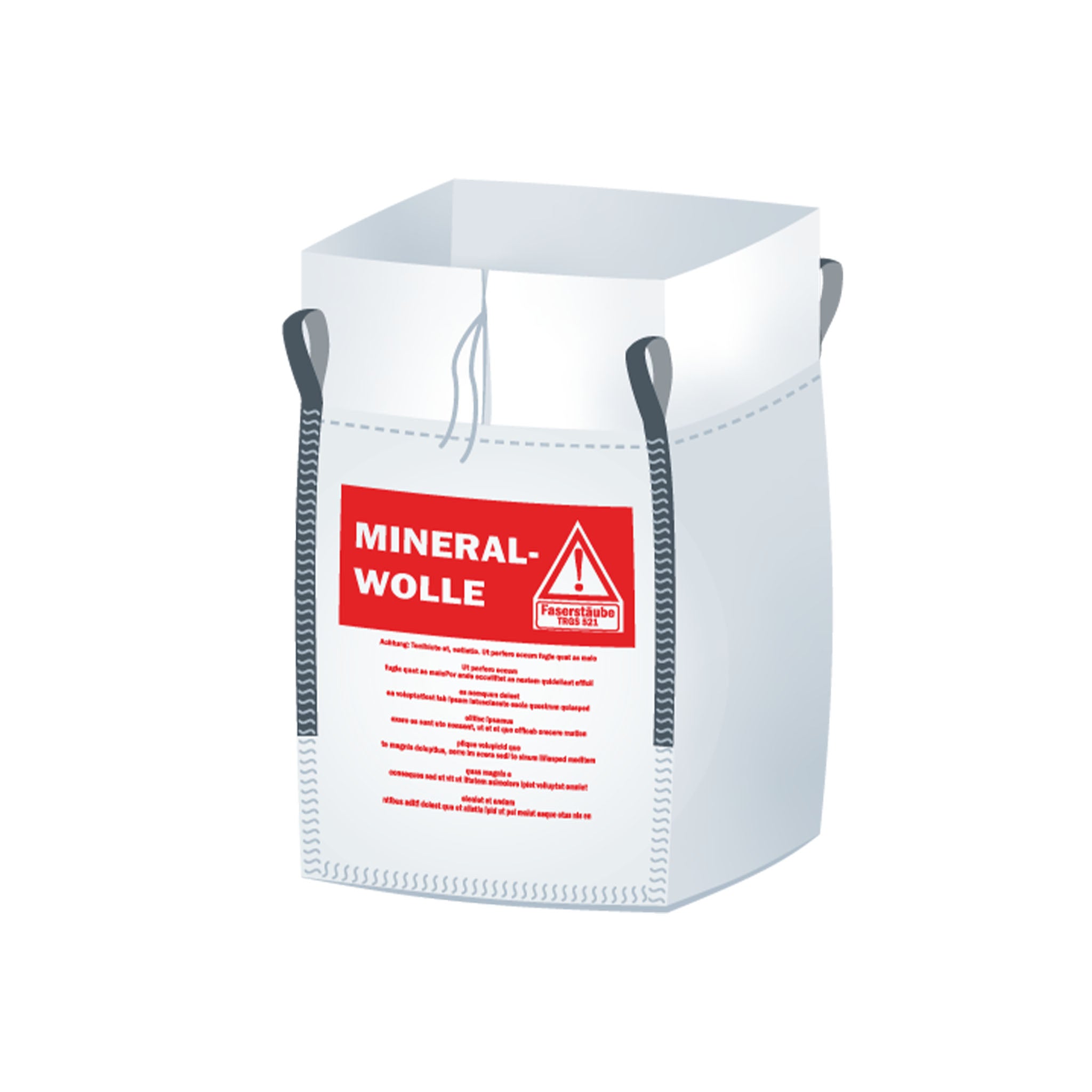 KMF/Mineralwolle | 70x70x70 cm | Schürze und Boden geschlossen | Beschichtet | 250 Kg