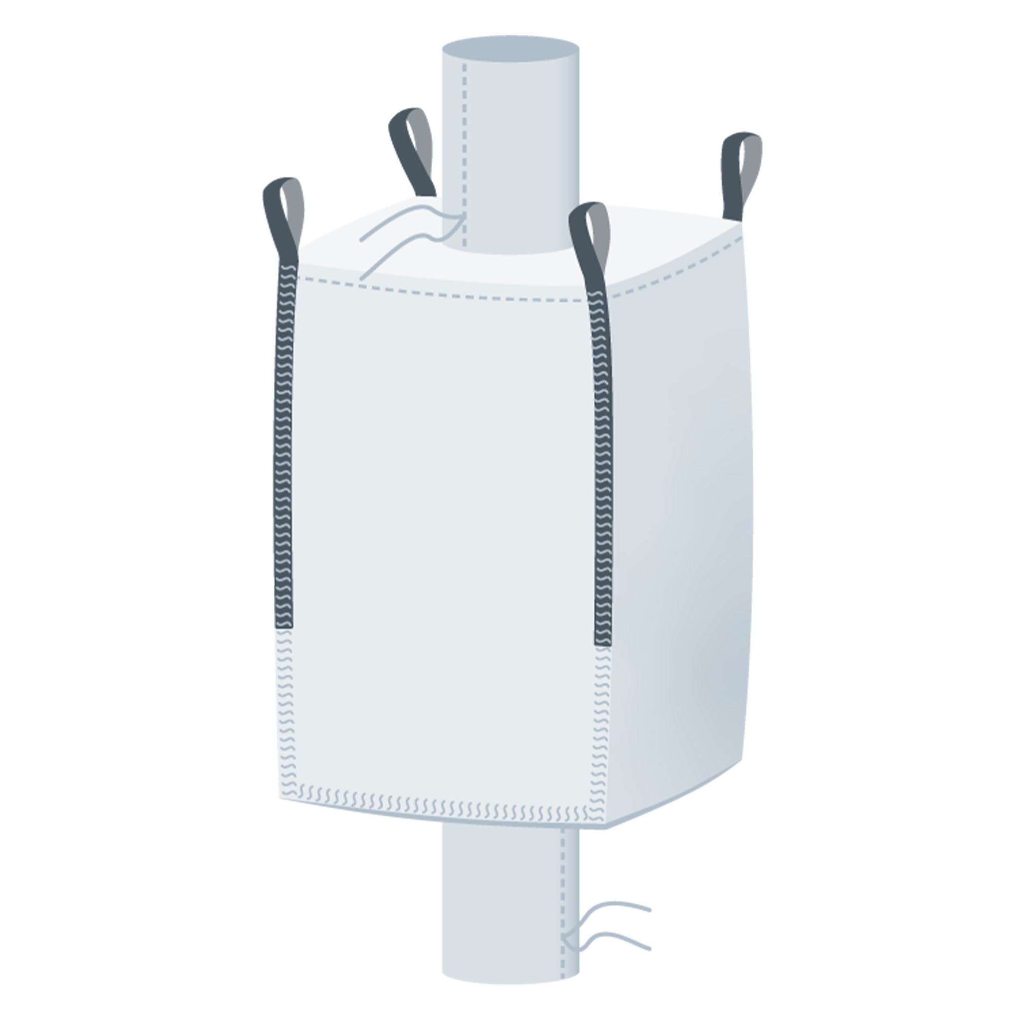 Standard | 90x90x140 cm | Ein- und Auslauf | Staubdicht | 1.500 Kg
