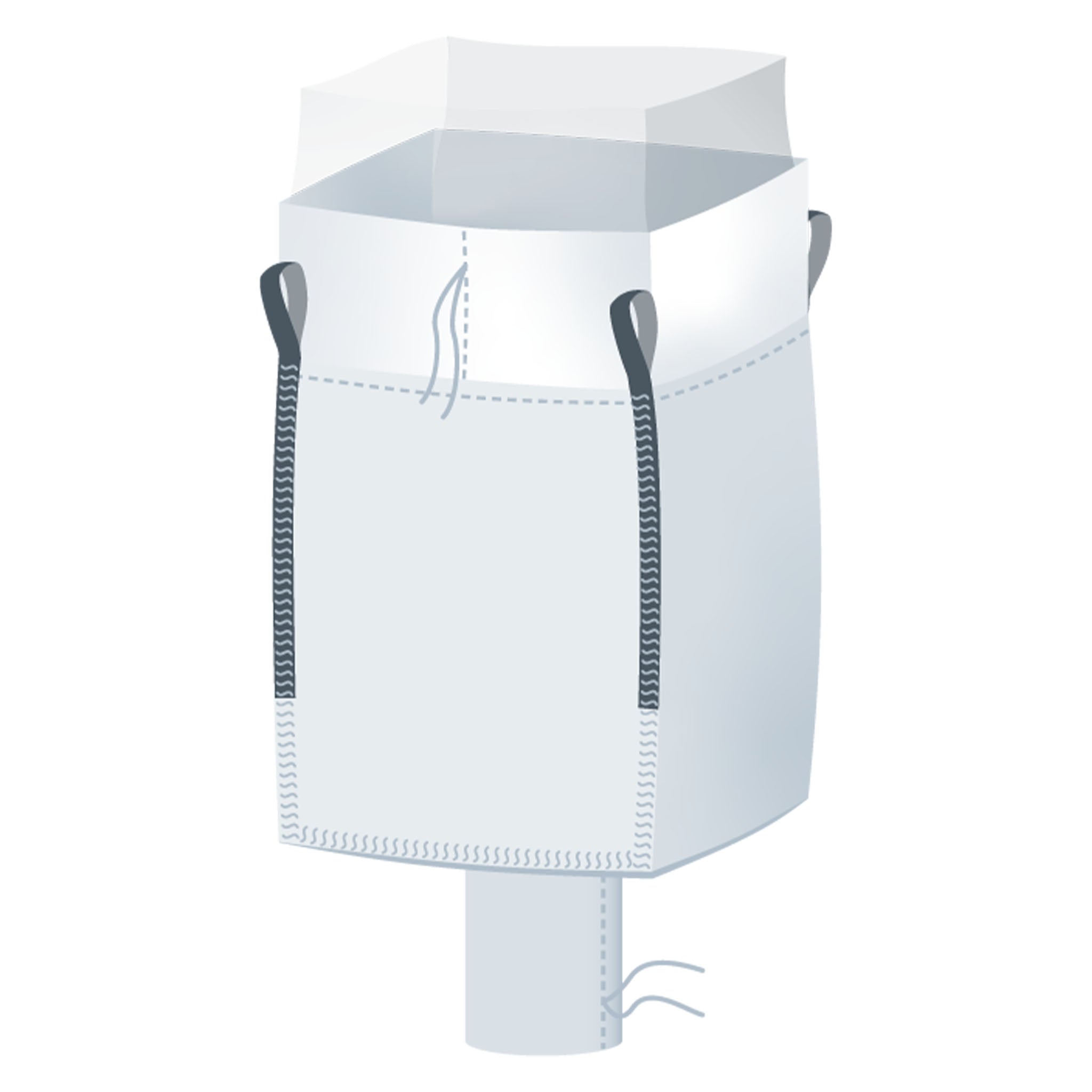 Standard | 90x90x110 cm | Schürze und Auslauf | Inliner | 1.500 Kg