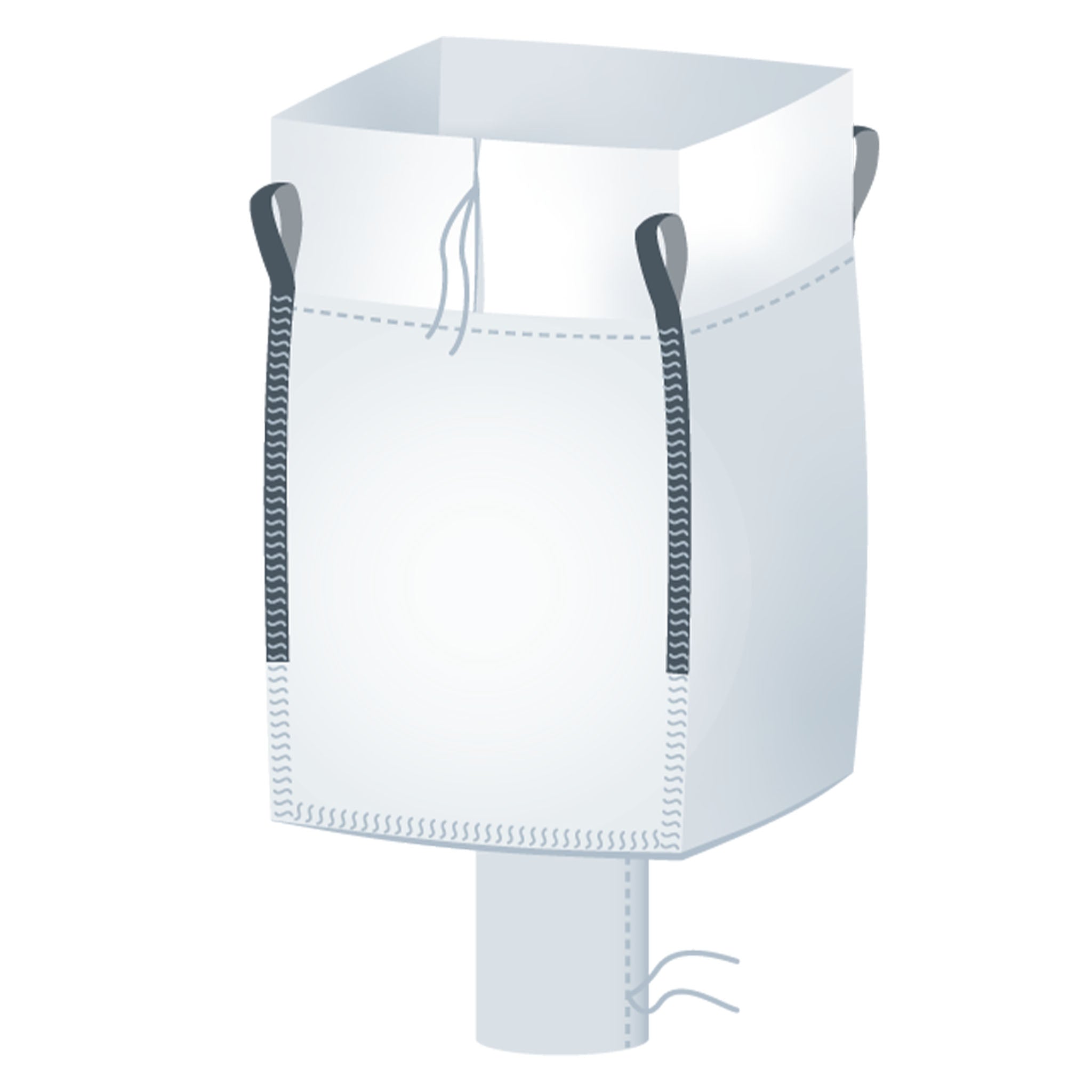 Standard | 90x90x110 cm | Schürze und Auslauf | Staubdicht | 1.500 Kg