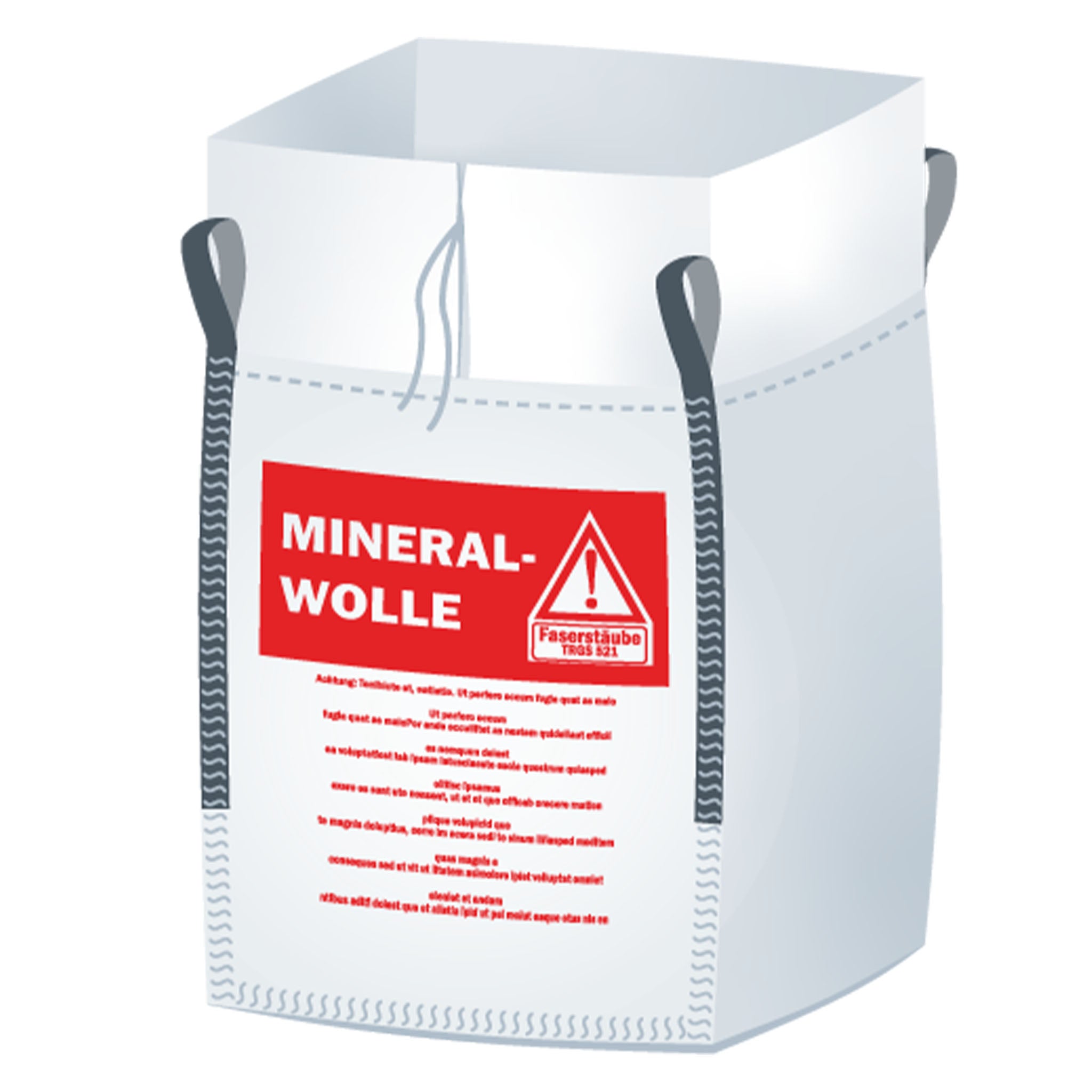 KMF/Mineralwolle | 135x135x130 cm | Schürze und Boden geschlossen | Beschichtet | 500 Kg