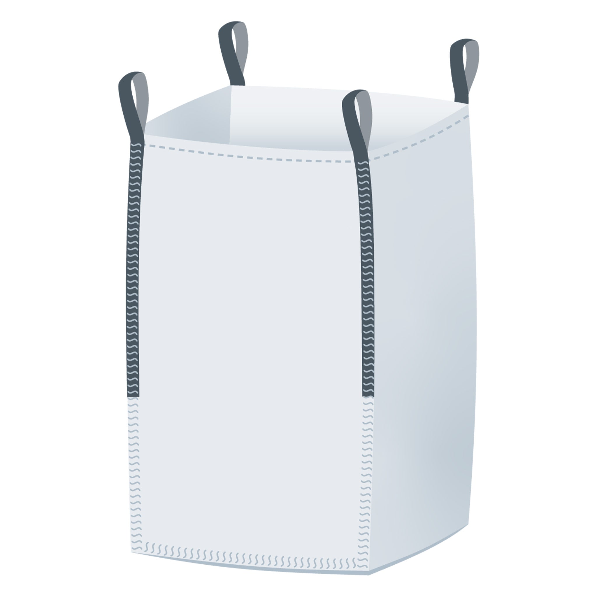 Jumbo Big Bag | 100x100x200 cm | Offen und Boden geschlossen | 1.500 Kg